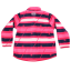 Hanorac fleece cu dungi roz, albe și mov închis Sander 770