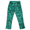 Pantaloni de trening cu imprimeu verde