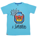 Tricou bleu Today I Feel Like a Superhero
