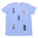 Tricou bleu Tiger 105