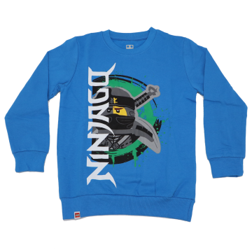 Bluză grosuță albastră/ bleumarin Ninjago