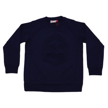 Bluză bleumarin cu imprimeu în relief Siam 103