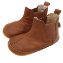 Ghetuțe barefoot de interior din piele
