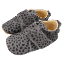 Pantofi din piele și blăniță