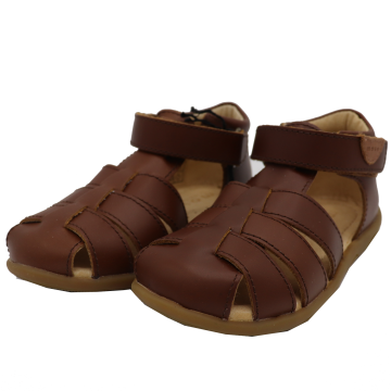 Sandale maro din piele Move by Melton