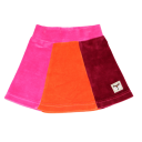 Fustiță în 3 culori, din velur cu bufniță cusută
