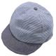 Șapcă bleu/ albastră cu dungi și SPF30