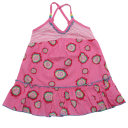Rochiță roz cu dungi și floricele Mexx  74cm