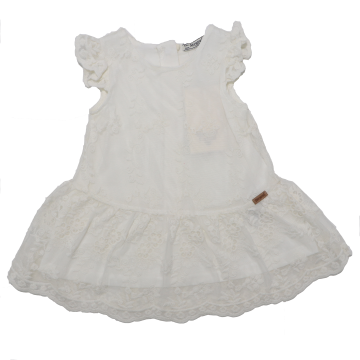 Rochiță albă elegantă din dantelă