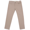 Pantaloni bej cu detalii aurii