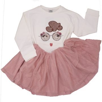 Set bluză cu fustă