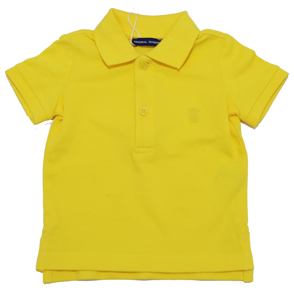 Tricou polo galben superb Original Marines 3-6 luni (68cm)