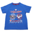 Tricou albastru cu imprimeu Lucha Libre