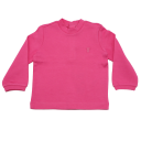 Bluză roz simplă cu ursuleț mic cusut Original Marines 6-9 luni (74cm)