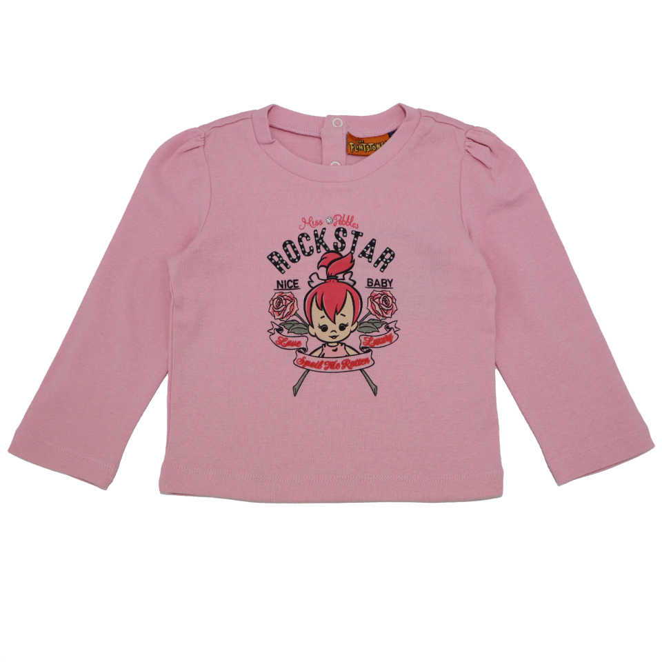 Bluză roz cu imprimeu Pebbles 12-18 luni (86cm)