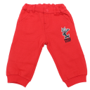 Pantaloni sport roșii cu imprimeu Felix the Cat