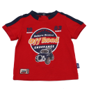 Tricou roșu cu imprimeu Off Road Original Marines 6-9 luni (74cm)