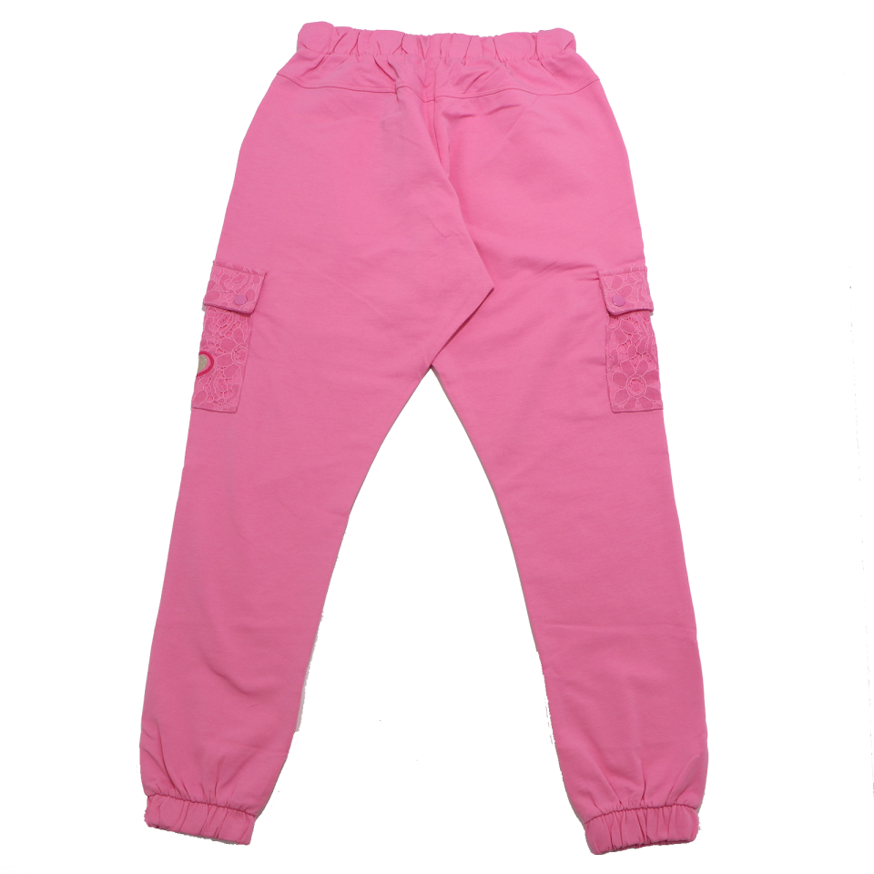 Pantaloni roz cu buzunare laterale din dantelă Original Marines 9-10 ani (140cm)