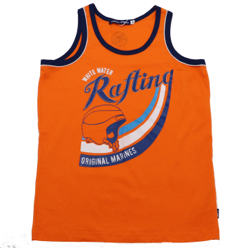 Maiou portocaliu cu imprimeu Rafting  Original Marines 9-10 ani (140cm)