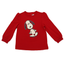 Bluză roșie cu imprimeu Peanut Snoopy