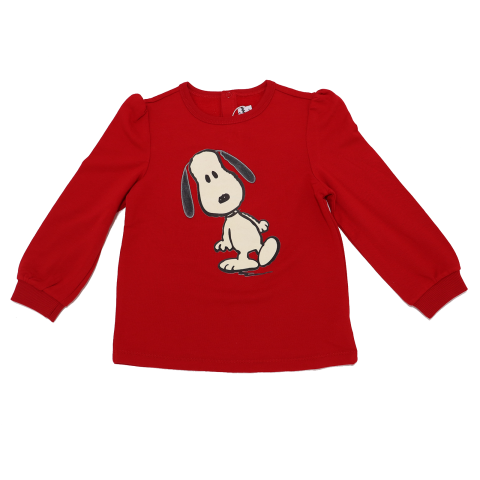 Bluză roșie cu imprimeu Peanut Snoopy