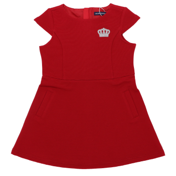 Rochiță roșie elastică, elegantă