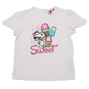 Tricou alb cu imprimeu Life is Sweet Original Marines 12-18 luni (86cm)