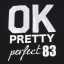Tricou negru OK Pretty perfect 83