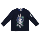 Bluză reversibilă cu imprimeu Bugs Bunny/ Taz