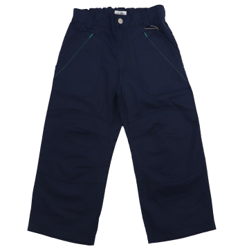 Pantaloni bleumarin cu talie ajustabilă