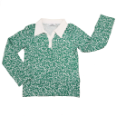 Bluză retro cu mânecă lungă și imprimeu floral