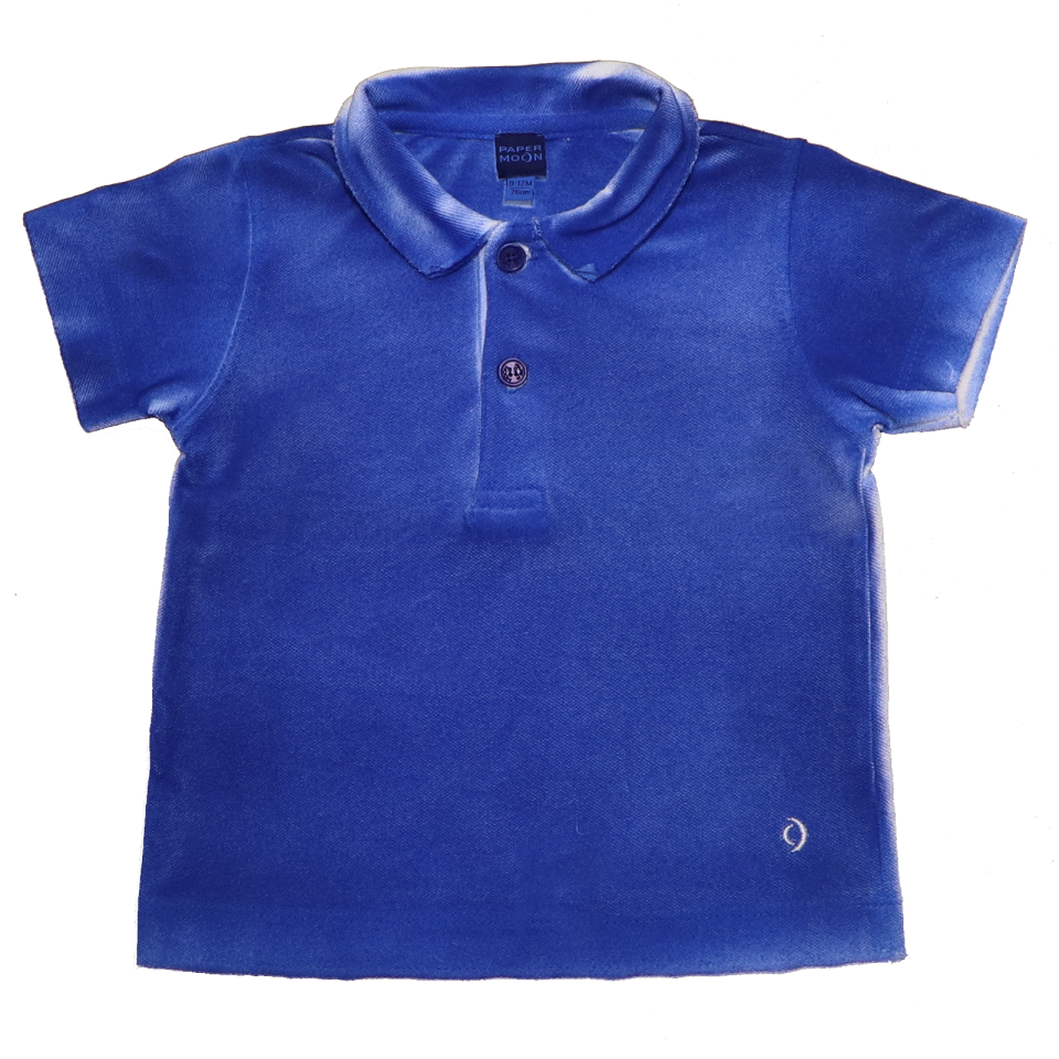 Tricou polo albastru