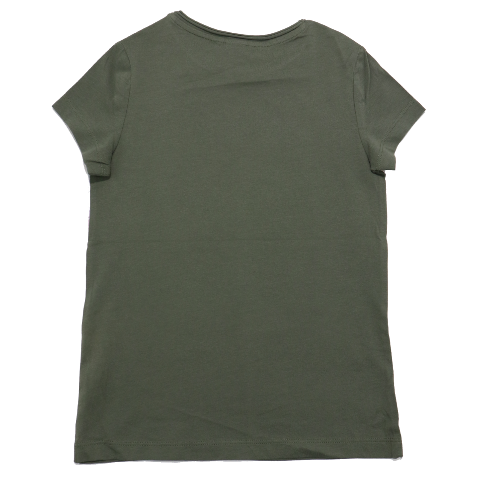 Tricou kaki cu imprimeu de vară s.Oliver 7-8 ani (128cm)