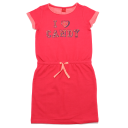 Rochiță sport roz cu imprimeu și ștrasuri 7-8 ani (128cm)