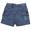 Pantaloni scurți bleumarin cu buzunare și craniu s.Oliver 18-24 luni (92cm)