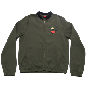 Jachetă subțire kaki  S.Oliver 164cm