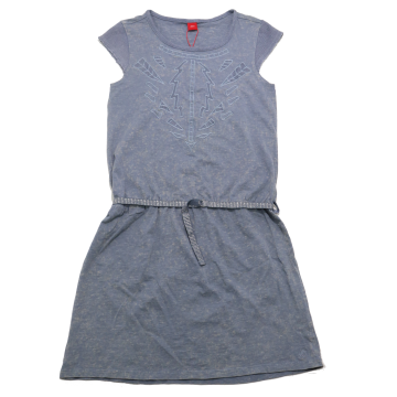 Rochie gri bleu cu cordon în talie s.Oliver 16 ani (176cm)