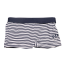 Slip de baie cu alb cu dungi bleumarin