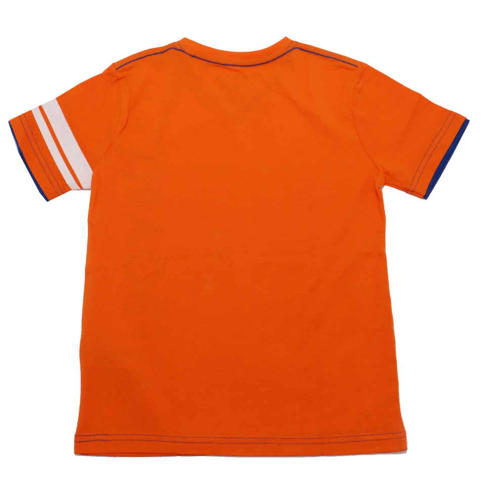 Tricou portocaliu cu anchior și imprimeu Tom Tailor 6-7 ani (122cm)
