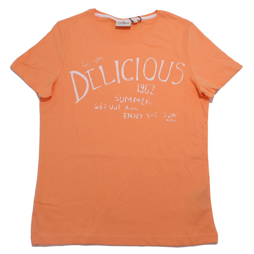 Tricou portocaliu Delicious Tom Tailor 13-14 ani (164cm)