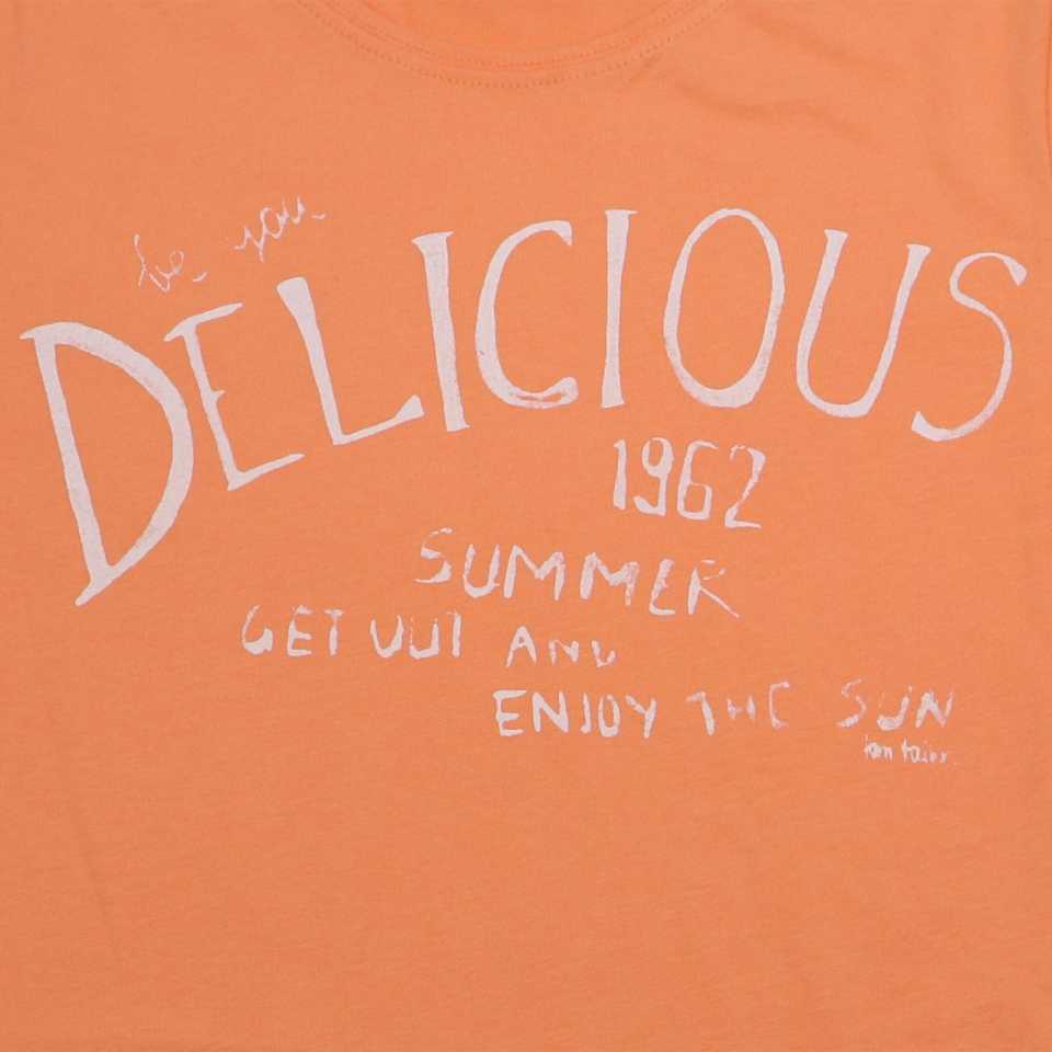 Tricou portocaliu Delicious Tom Tailor 13-14 ani (164cm)