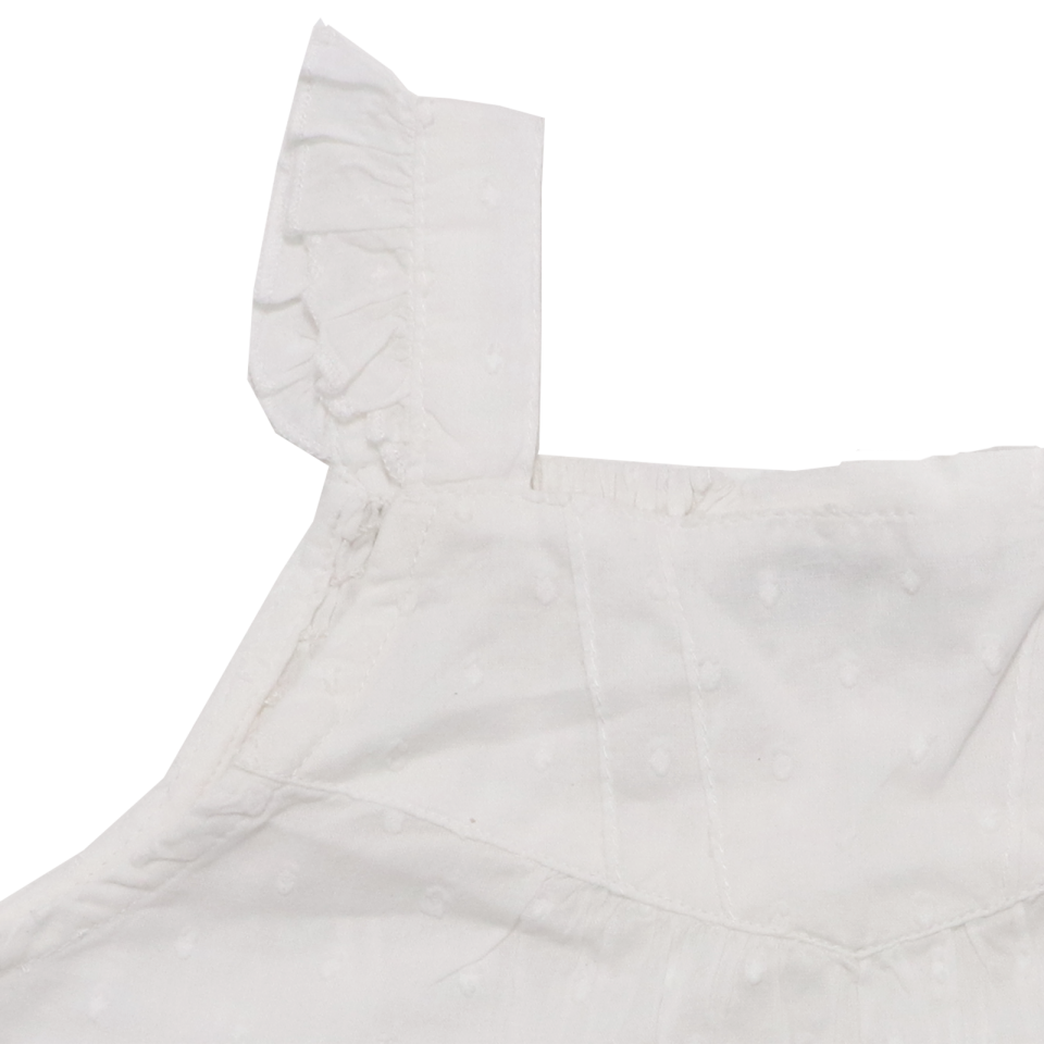 Rochie delicată albă Tom Tailor 6-9 luni (74cm)