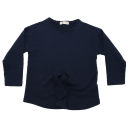 Bluză bleumarin cu nod în față Zara 5-6 ani (116cm), 9-10 ani (140cm)