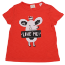 Tricou roșu cu imprimeu șoricel  Zara 3-4 ani (104 cm)