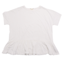 Tricou alb larg, cu elastic Zara 11-12 ani (152cm)
