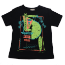 Tricou negru Holidays Zara 8 ani (128cm)