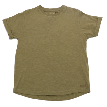 Tricou kaki simplu Zara 7 ani (122 cm) și 10 ani (140cm)