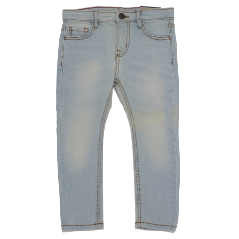 Jeans prespălați bleu  Zara 4 ani (104 cm)