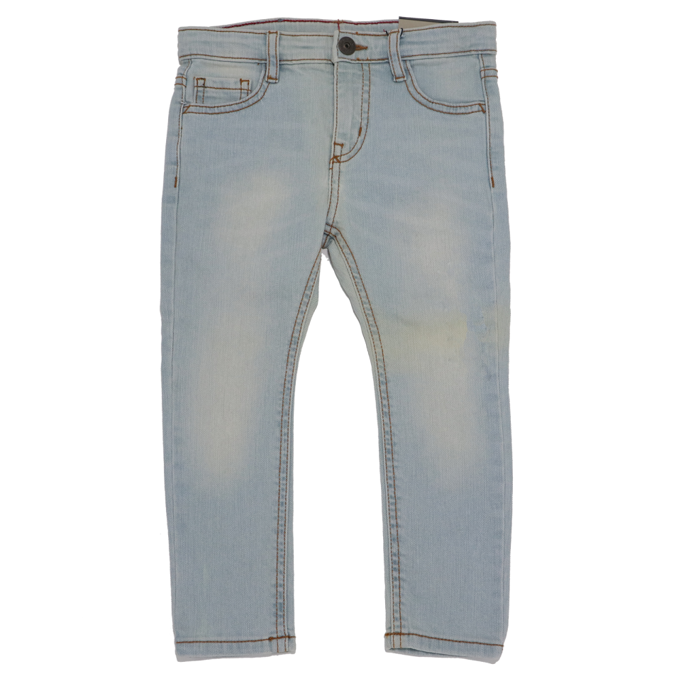 Jeans prespălați bleu  Zara 4 ani (104 cm)