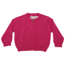 Cardigan tricotat ciclam cu sclipici